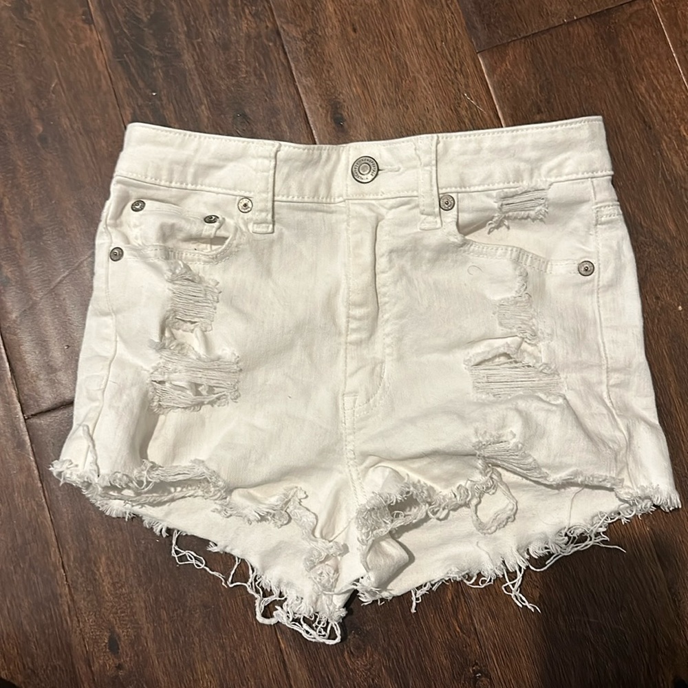 Aeropostale High Rise Shorty White Size 2